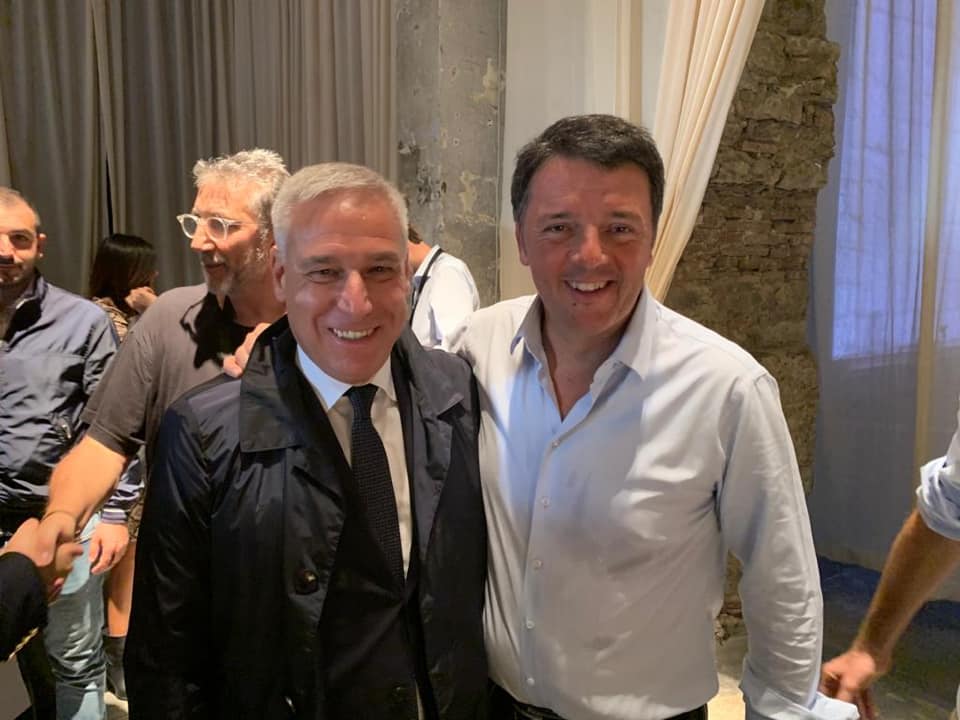 Giorgio Del Ghingaro e Matteo Renzi